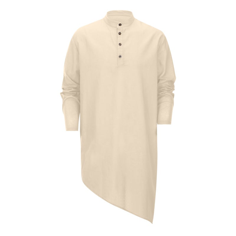 Selling Arabic Style Fashionable Simple Long Men'S Shirt Muslim Robe For Men - Image 1